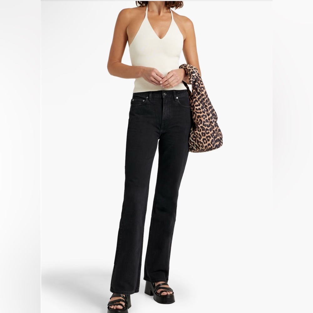 NWT Ganni Flare Denim Jeans